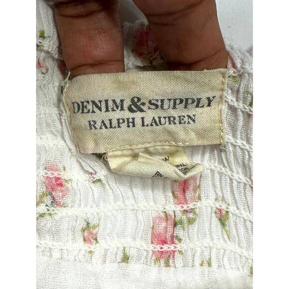Ralph Lauren Denim & Supply Adorable Rose Little Sundress Cotton Size L - Picture 5 of 11